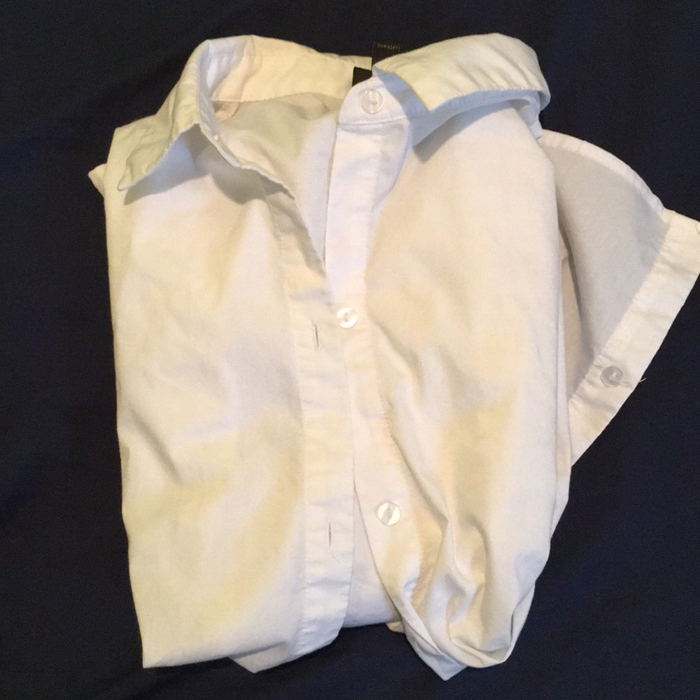 Worthington petite white button up